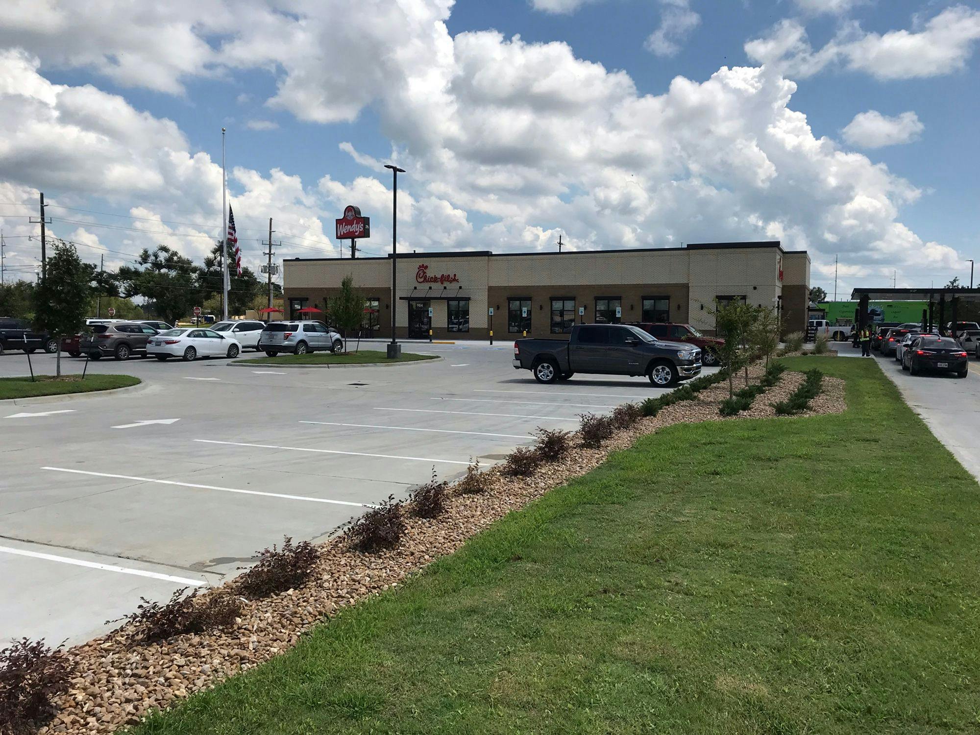Exterior view of the Chick-Fil-A restaurant in Houma, LA.